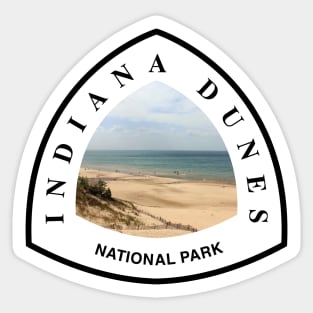 Indiana Dunes National Park shield Sticker